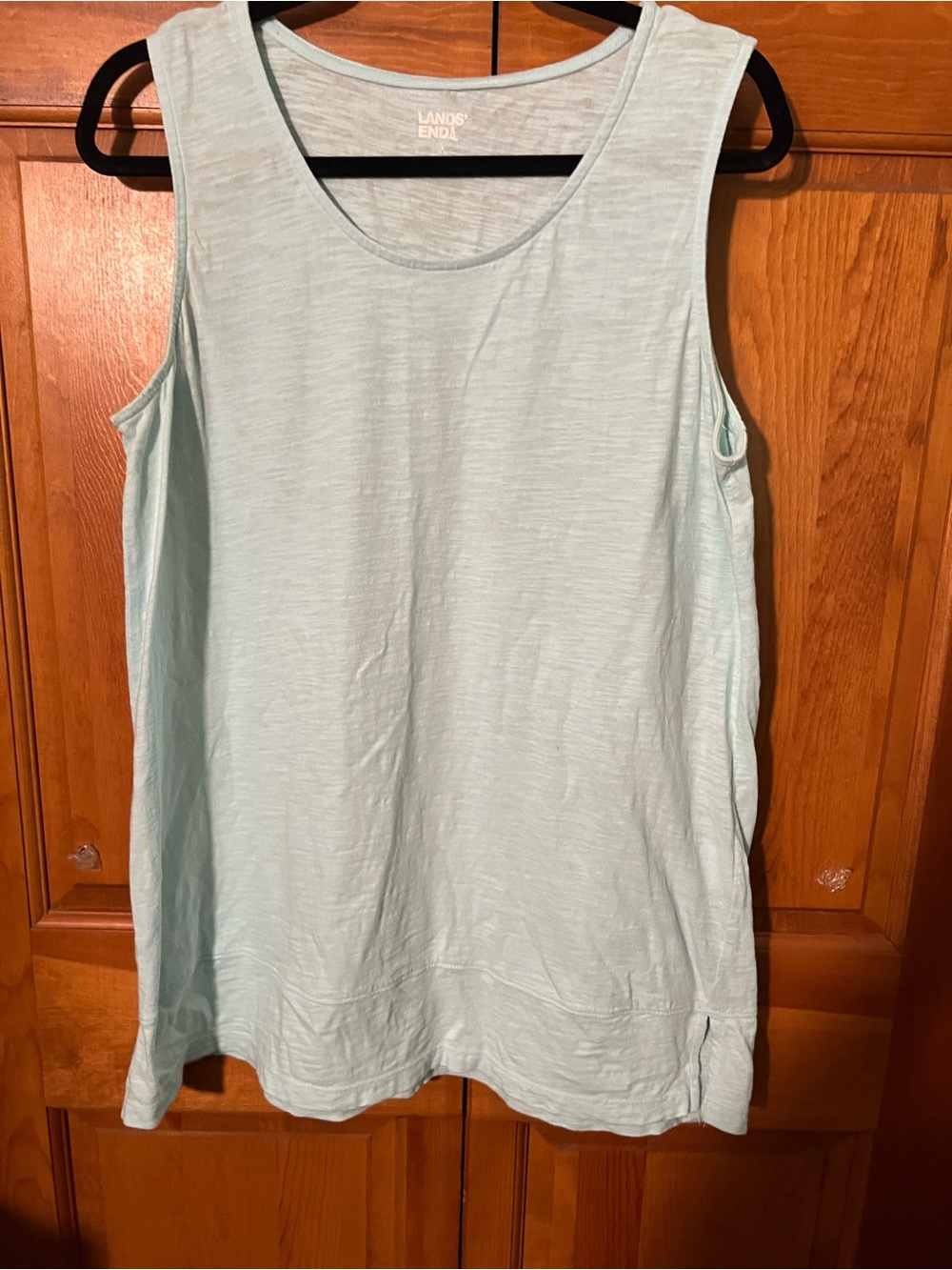 Lands' End Women's Mint Green Sleeveless Tank